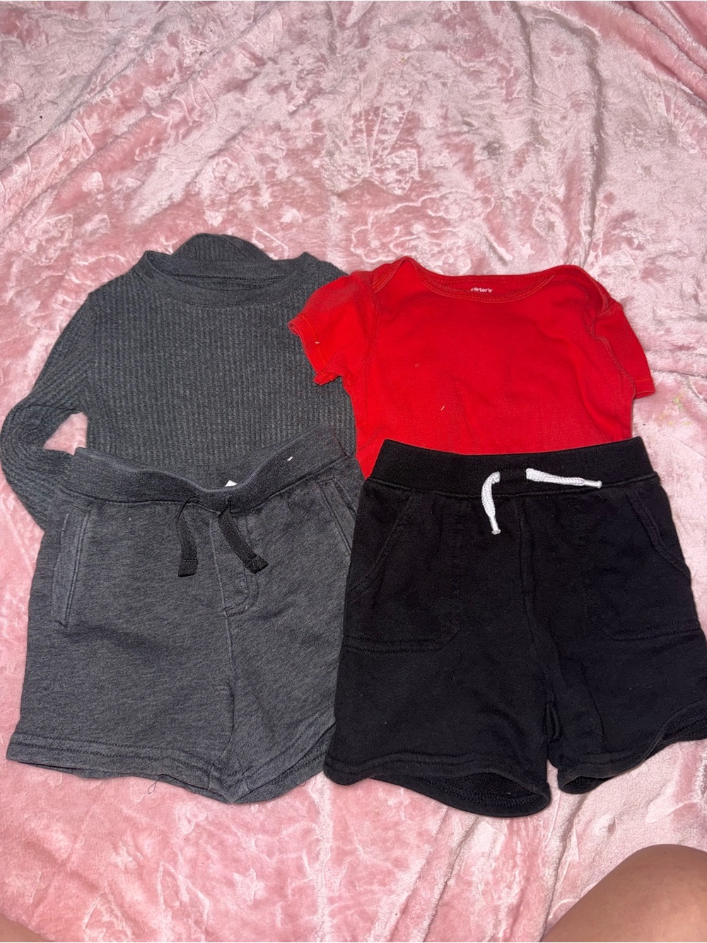 one piece and shorts bundle